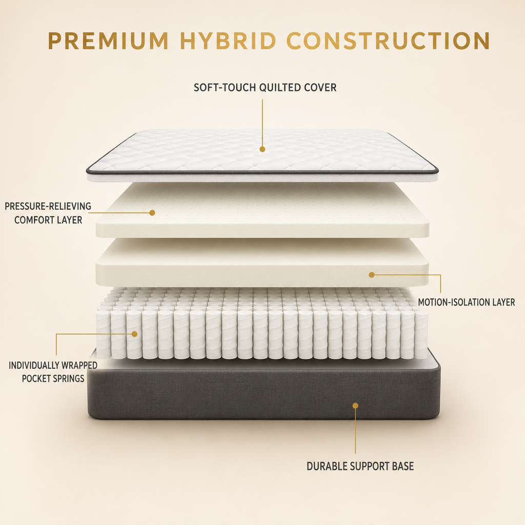 Royal Haven 7 - Zone Pocket Spring Mattress - H4